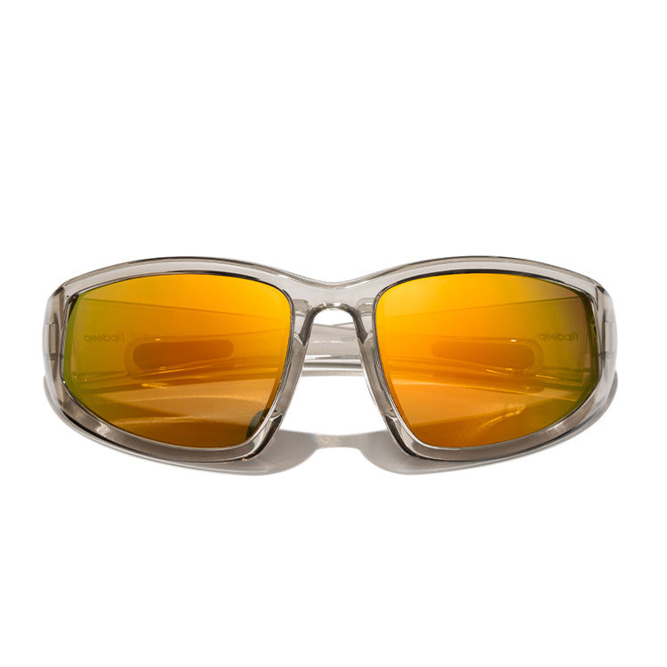 RUN! - dark clear / red