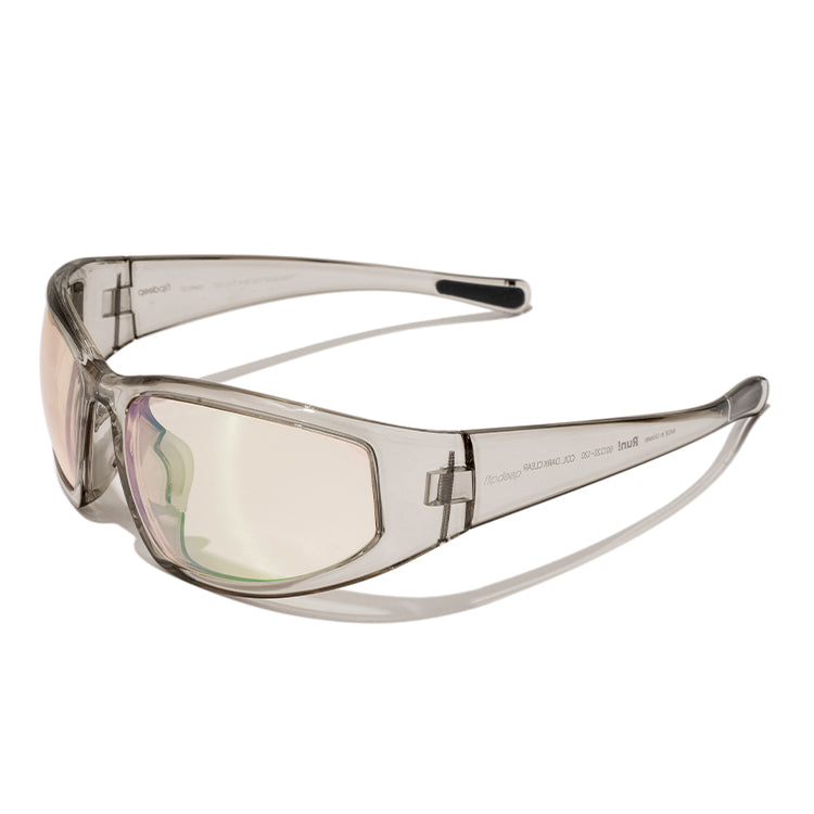 RUN! - dark clear / transition green