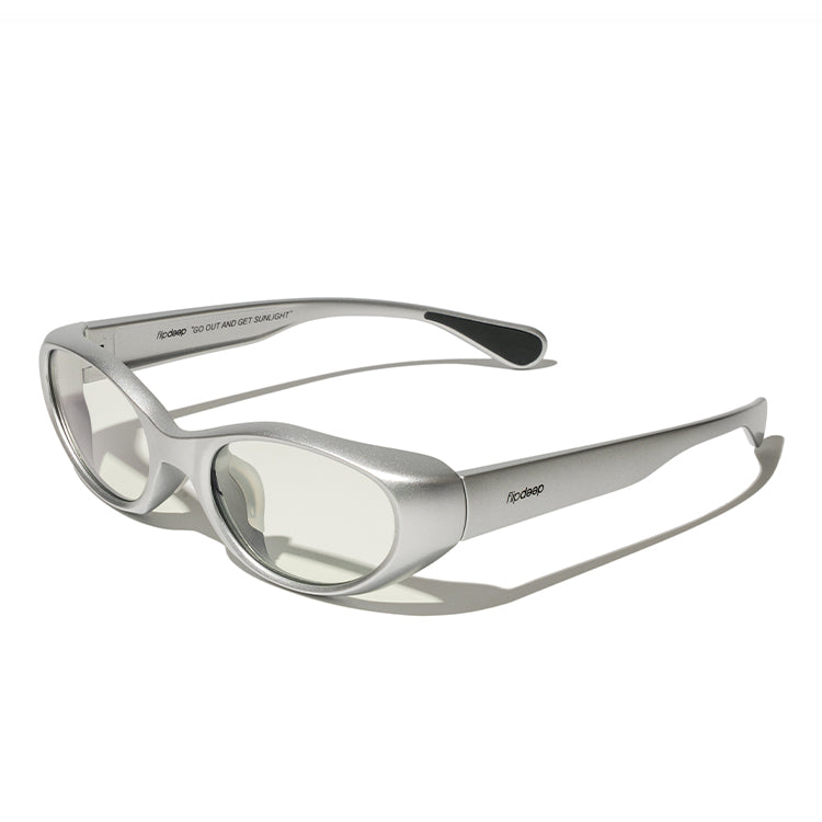 BURN! - silver / transition clear