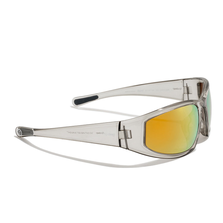 RUN! - dark clear / red