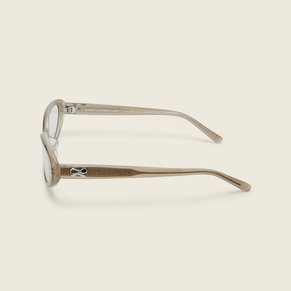 Blouse - grey / clear