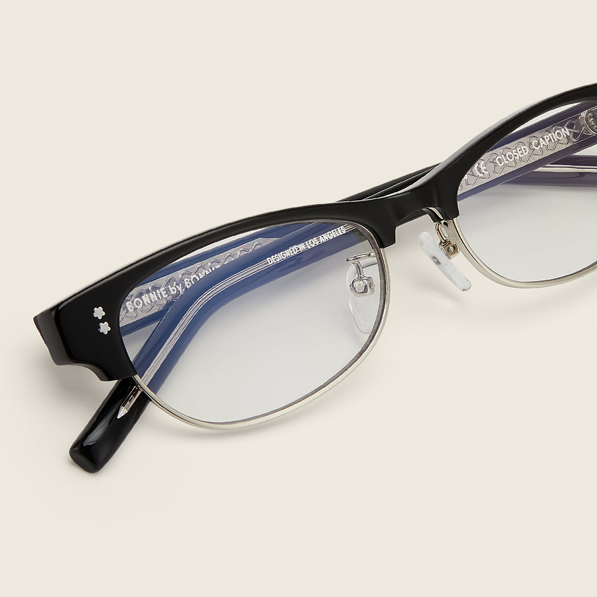 Closed Caption - black /clear