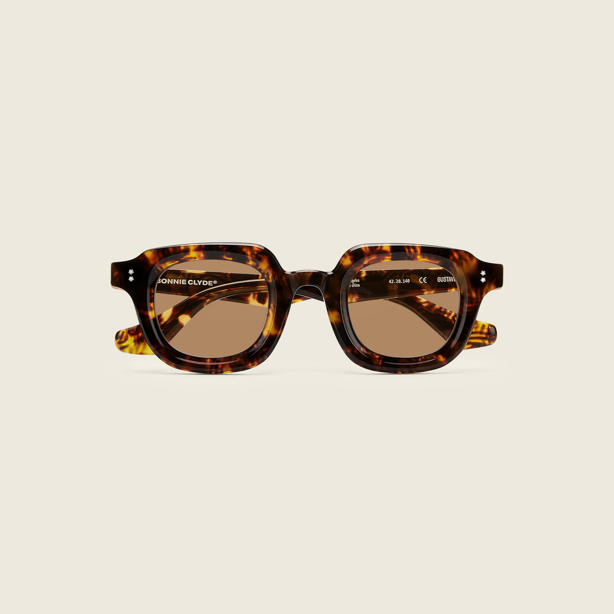 Gustave - tortoise / brown