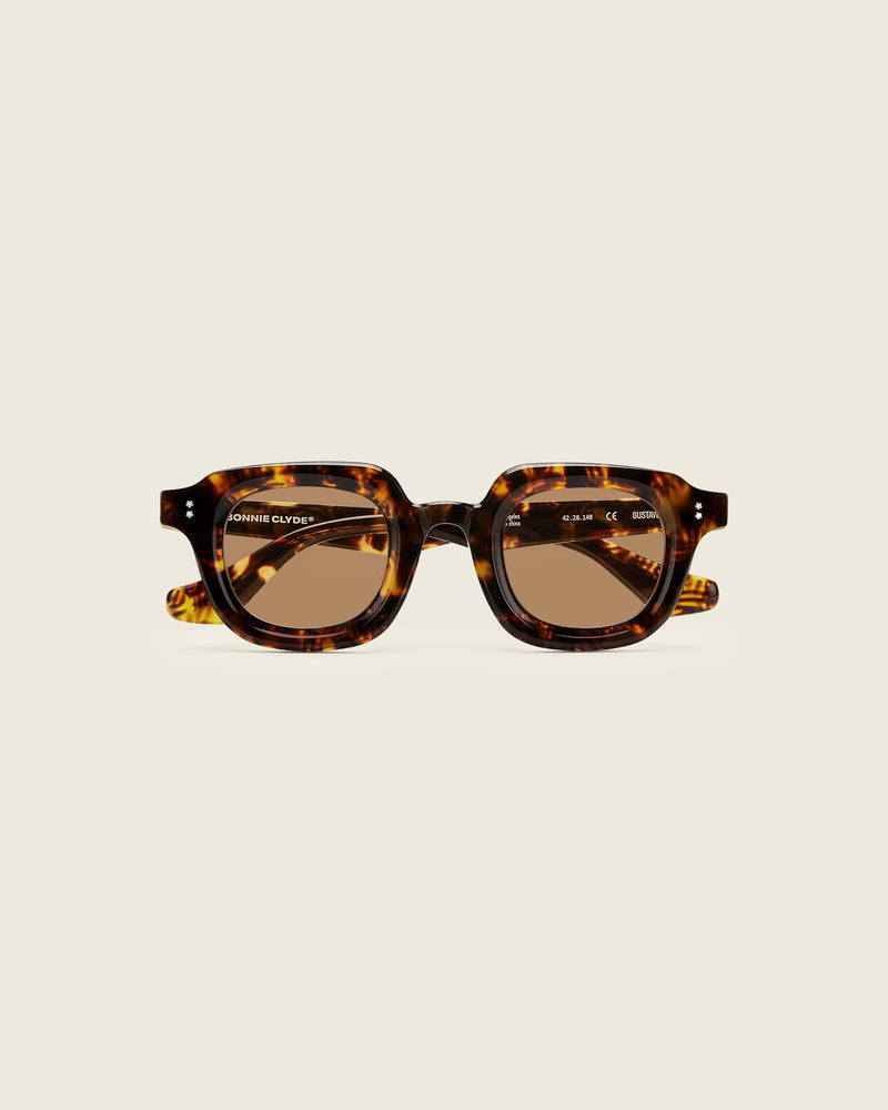 Gustave - tortoise / brown