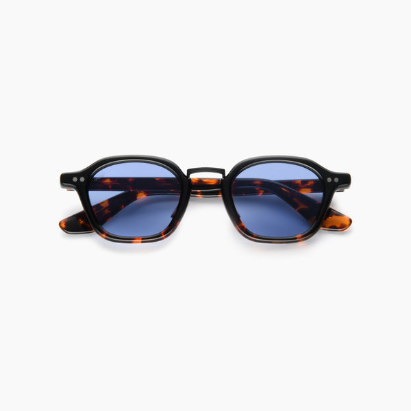 Iris - black & tortoise / blue