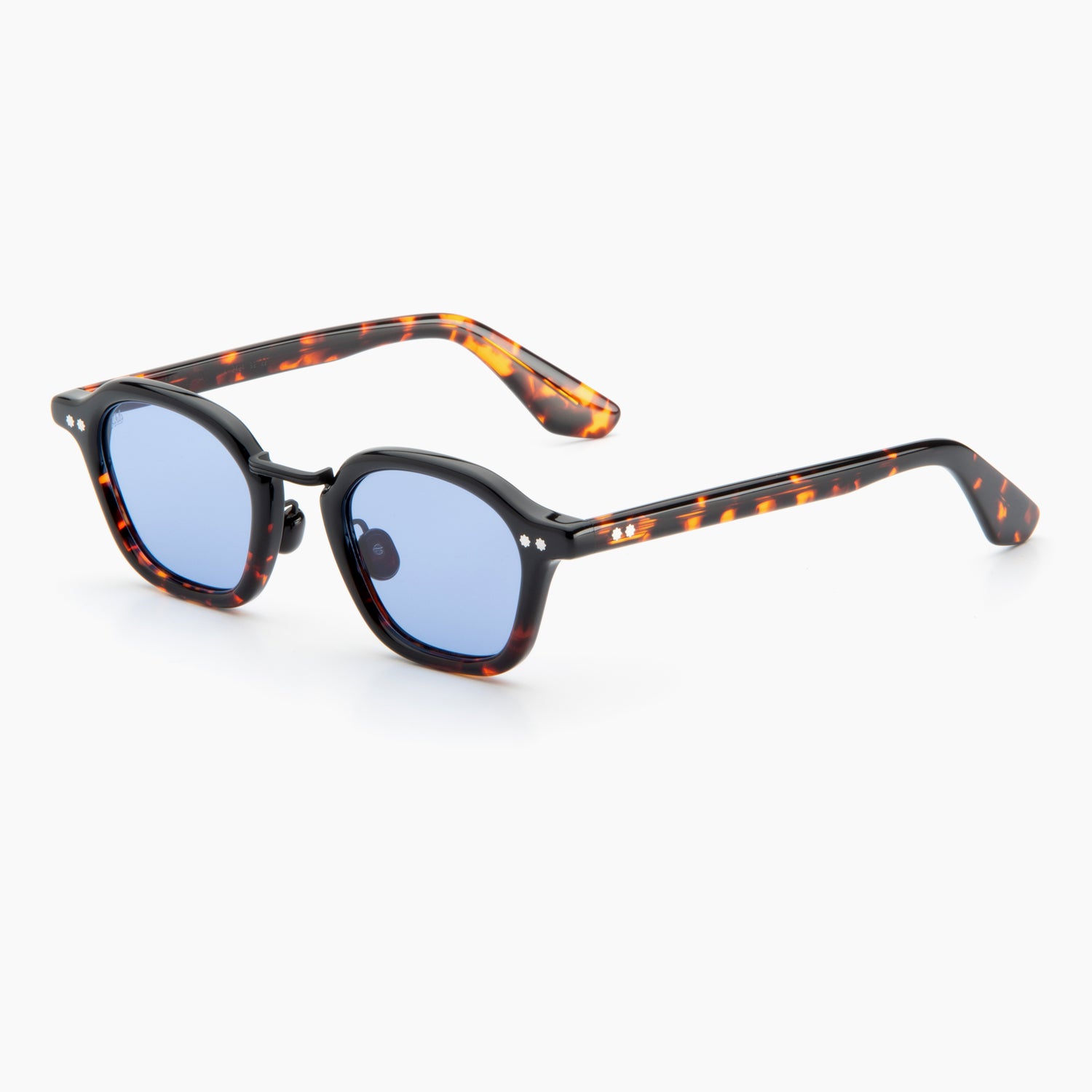 Iris - black & tortoise / blue