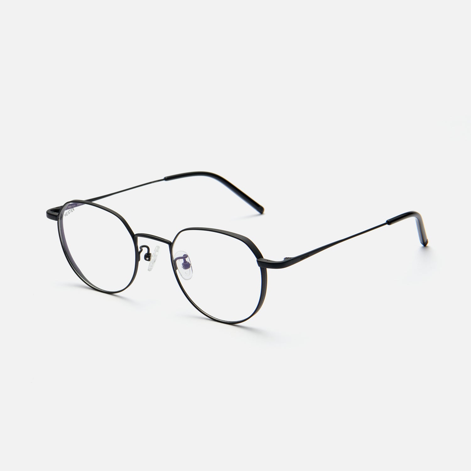 Martin - matte black / clear