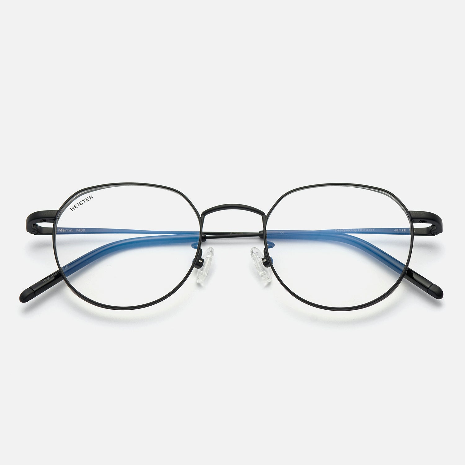 Martin - matte black / clear