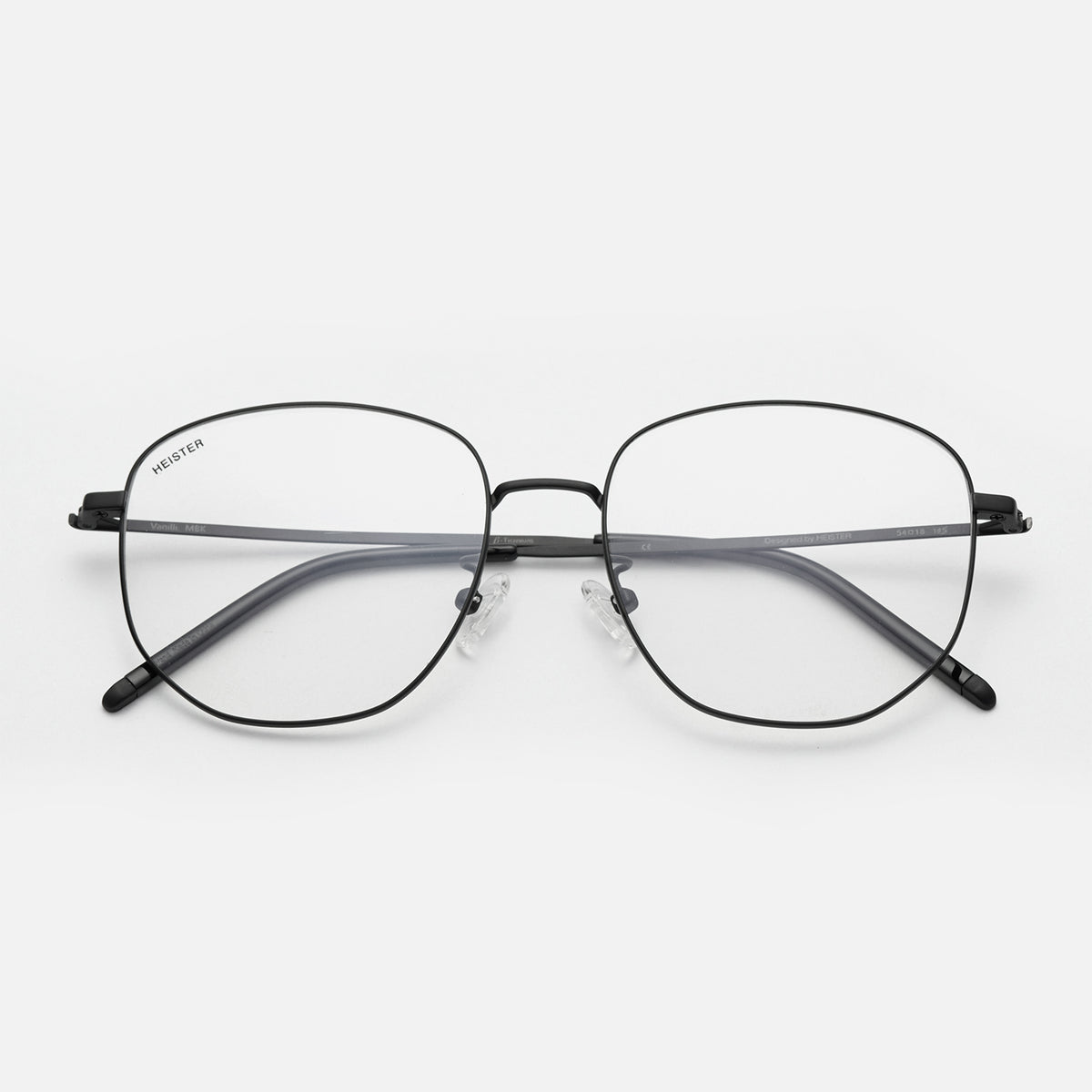 Vanilli - matte black / clear