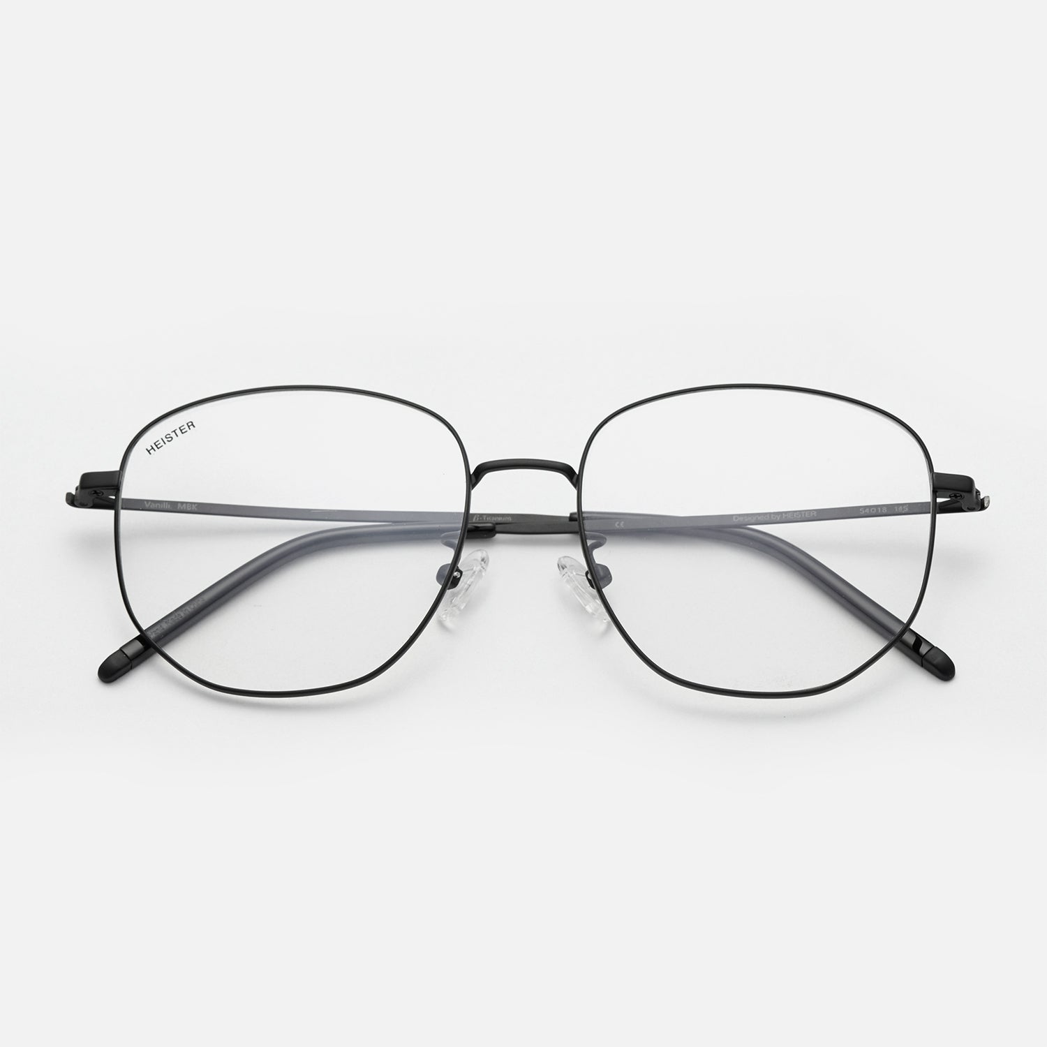 Vanilli - matte black / clear